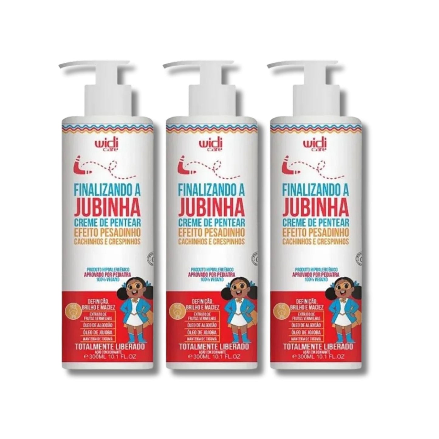 Kit Widi Care Finalizando A Jubinha 3 Creme de Pentear 300 ml