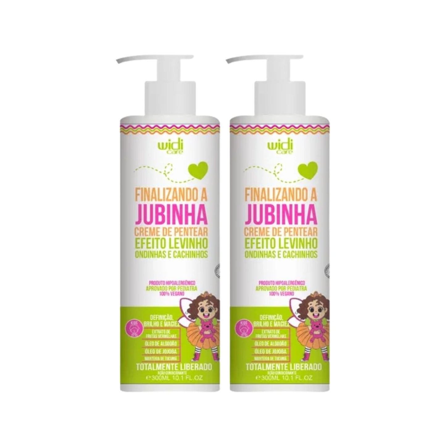 Kit Widi Care Finalizando A Jubinha Leve 2 Creme de Pentear 300 ml