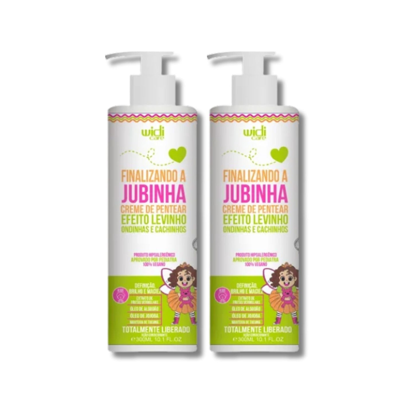 Kit Widi Care Finalizando A Jubinha Leve 2 Creme de Pentear 300 ml
