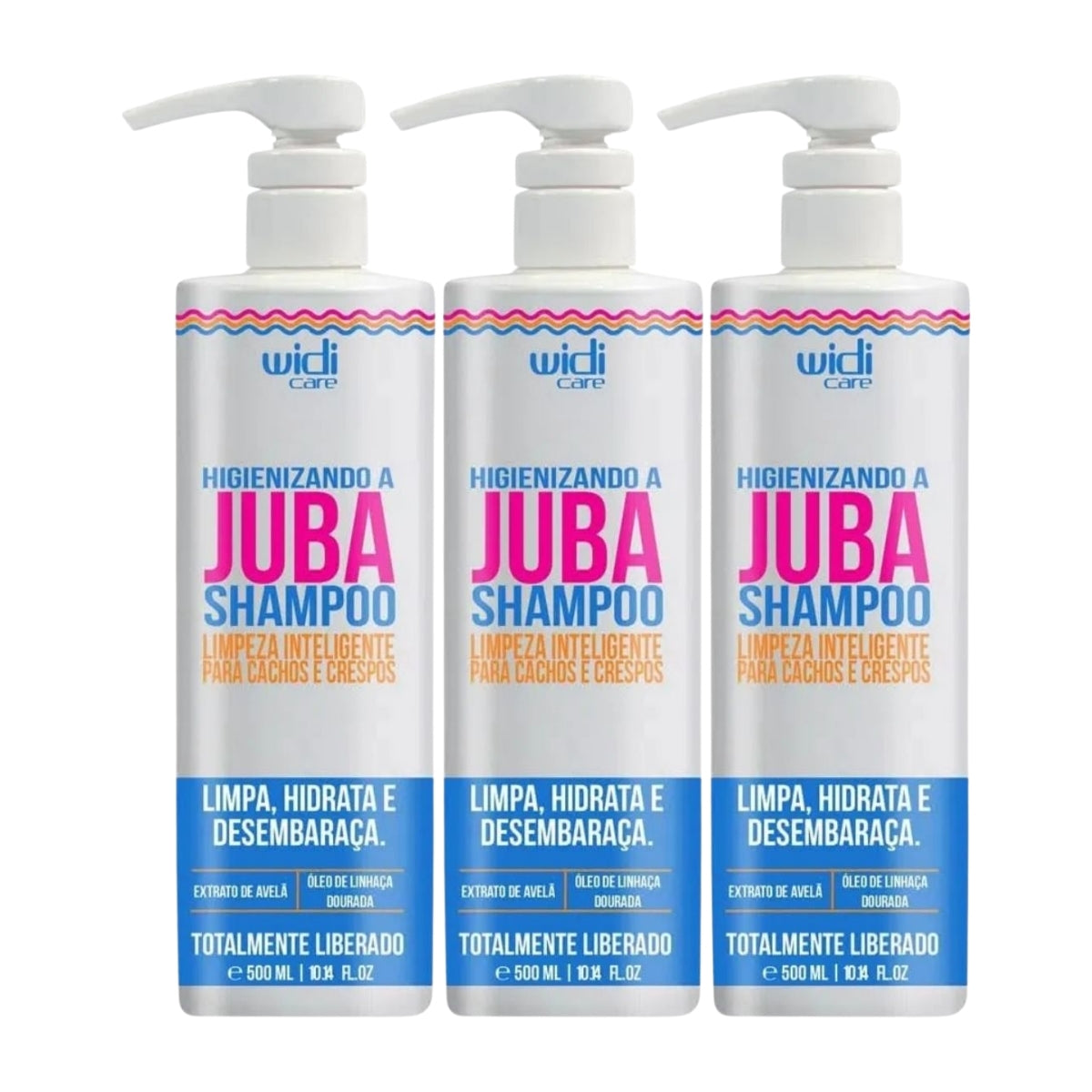Kit Widi Care Higienizando A Juba 3 Shampoo 500 ml