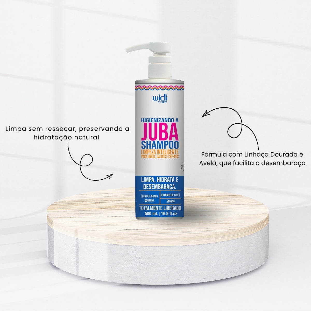 Kit Widi Care Higienizando A Juba 3 Shampoo 500 ml