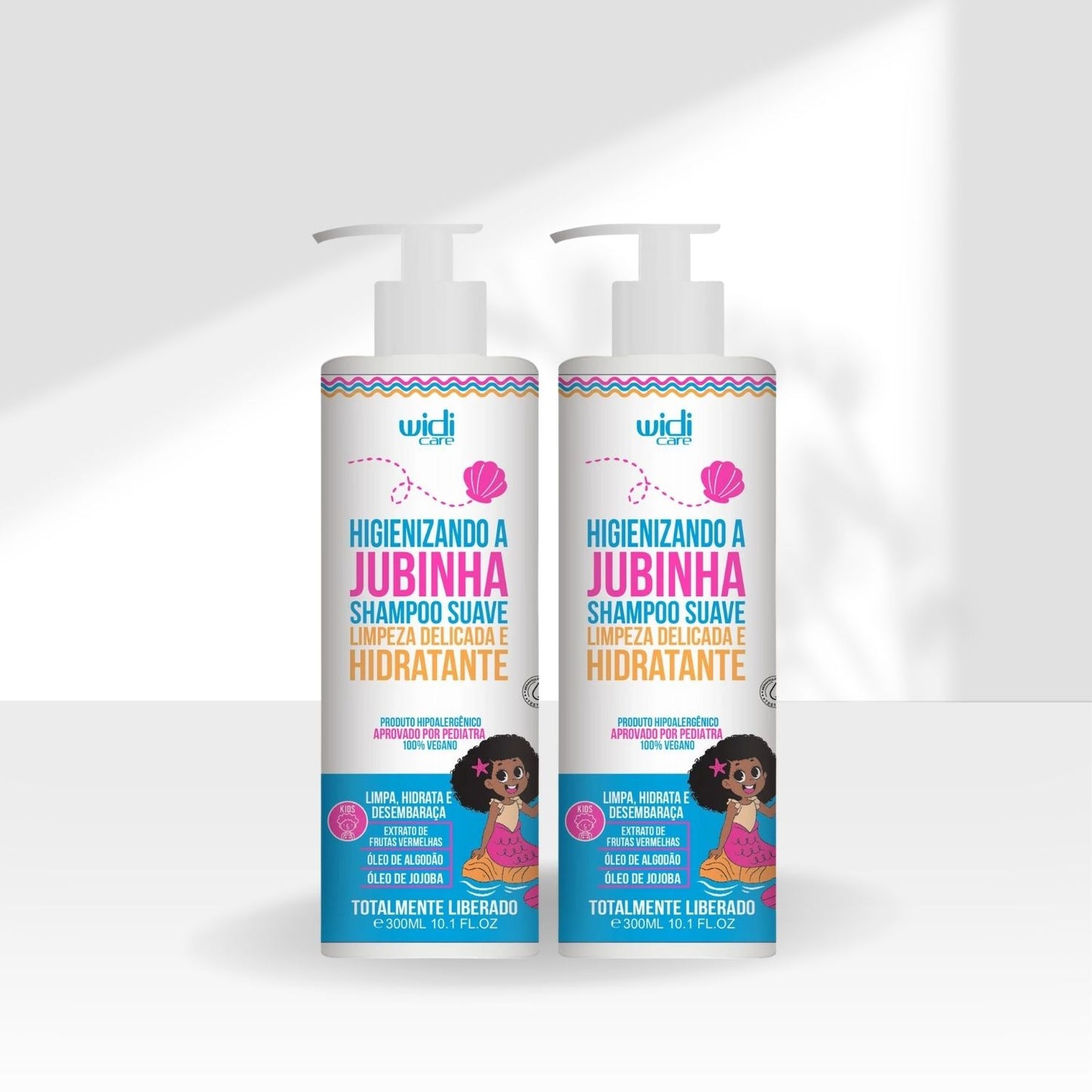 Kit Widi Care Higienizando A Jubinha 2 Shampoo Suave 300 ml