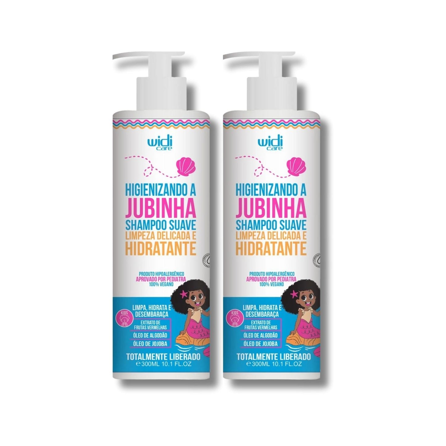 Kit Widi Care Higienizando A Jubinha 2 Shampoo Suave 300 ml