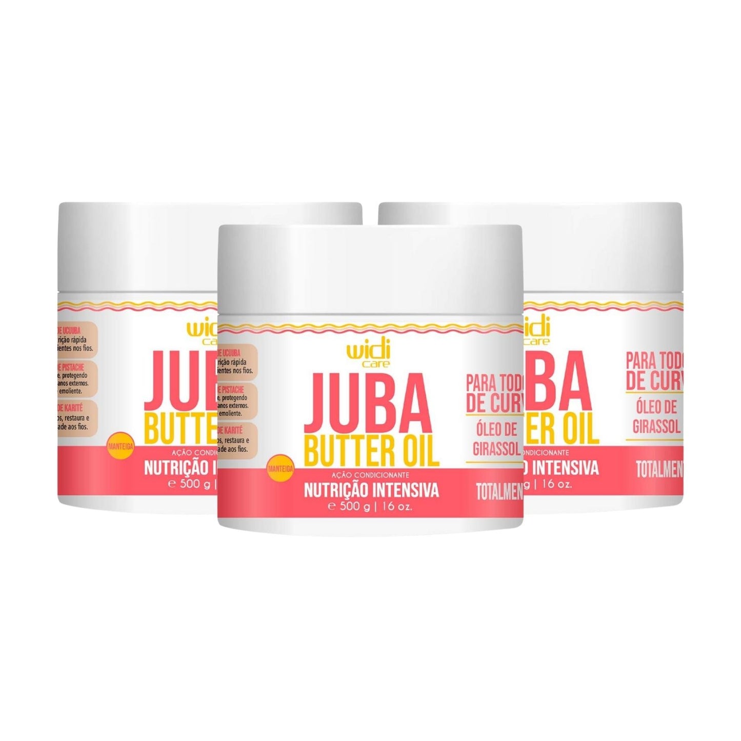 Kit Widi Care Juba Butter Oil Manteiga 3 Condicionante 500 g