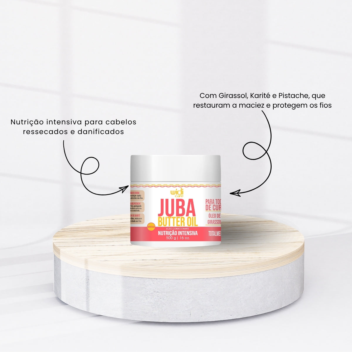 Kit Widi Care Juba Butter Oil Manteiga 3 Condicionante 500 g