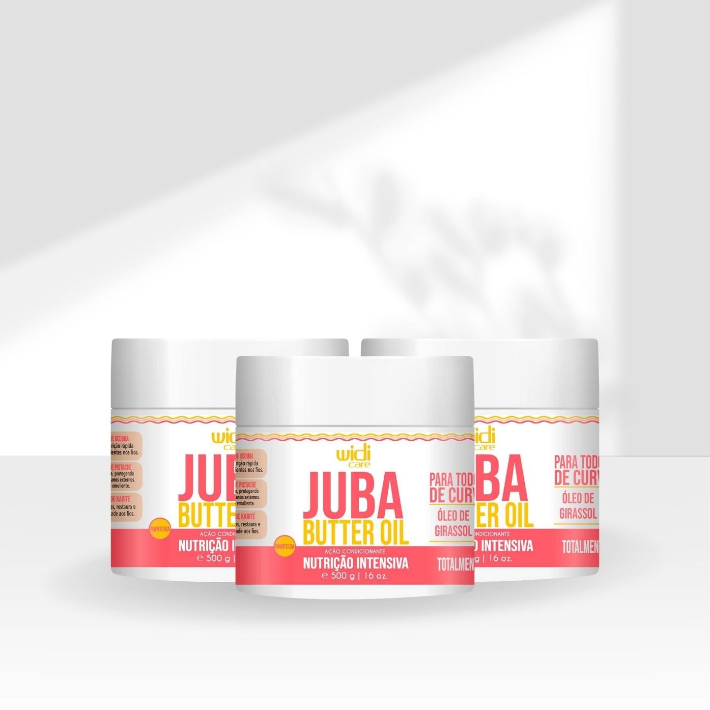 Kit Widi Care Juba Butter Oil Manteiga 3 Condicionante 500 g