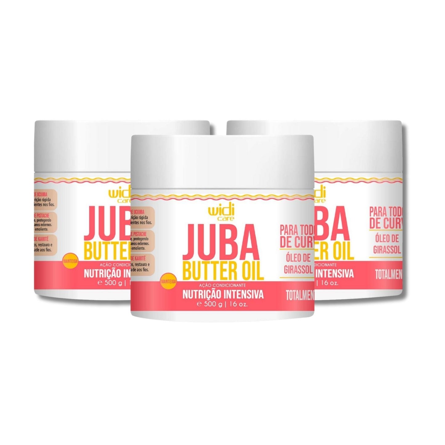 Kit Widi Care Juba Butter Oil Manteiga 3 Condicionante 500 g
