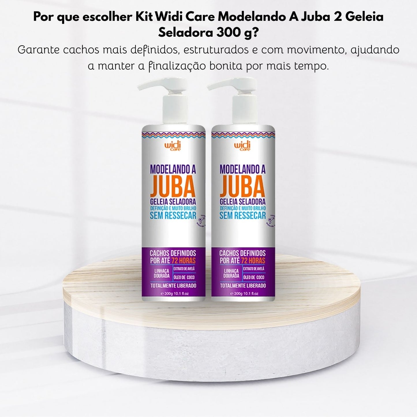 Kit Widi Care Modelando A Juba 2 Geleia Seladora 300 g