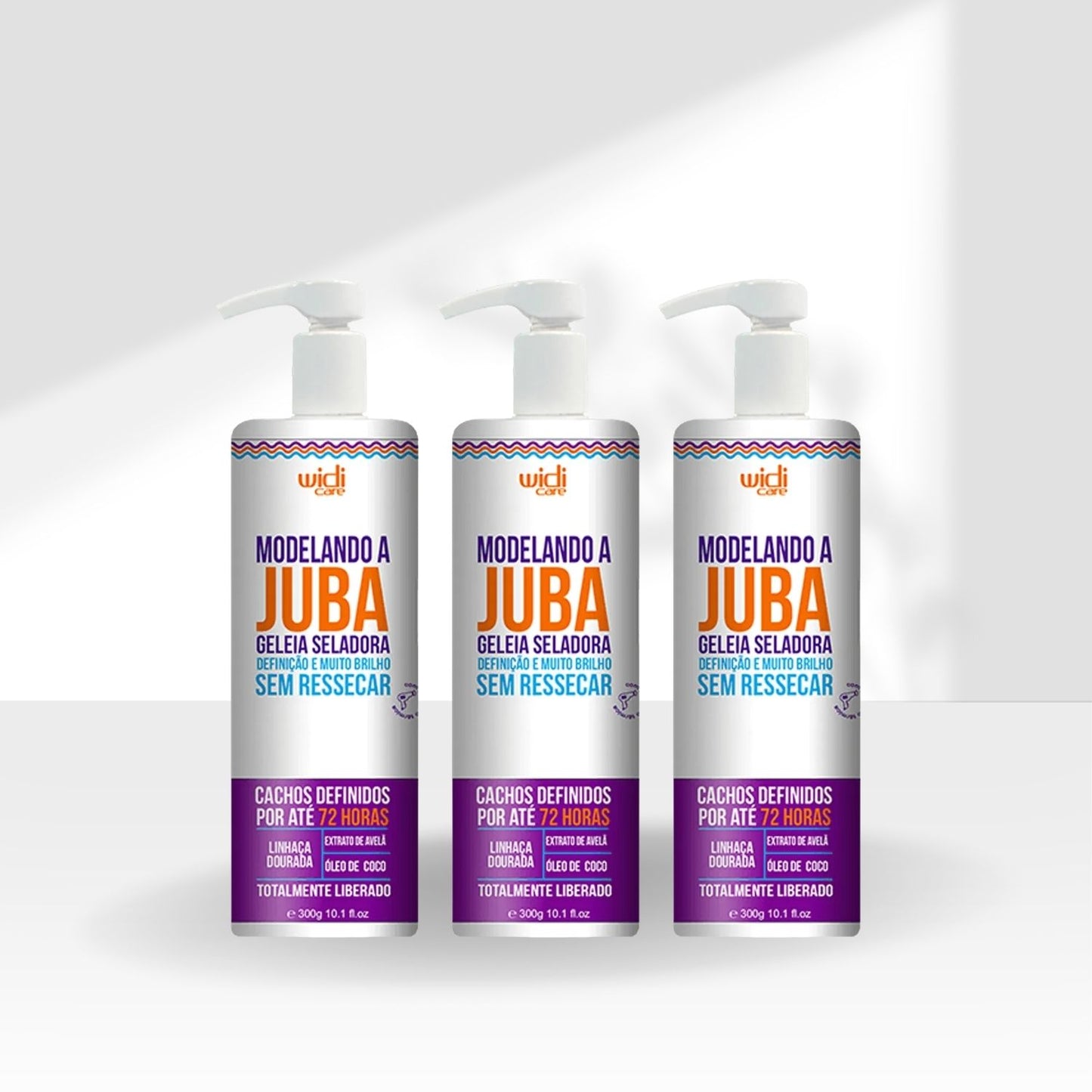 Kit Widi Care Modelando A Juba 3 Geleia Seladora 300 g