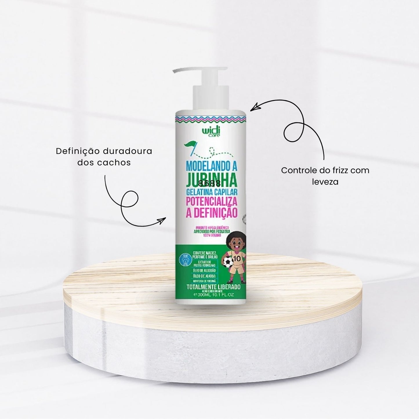 Kit Widi Care Modelando A Jubinha 2 Gelatina Capilar 300 g