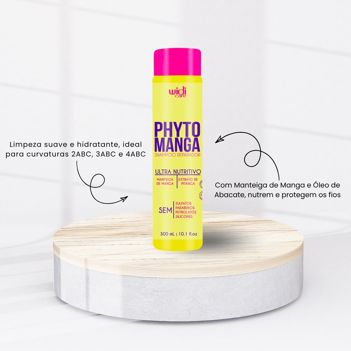 Kit Widi Care PhytoManga 2 Shampoo Reparador 300 ml
