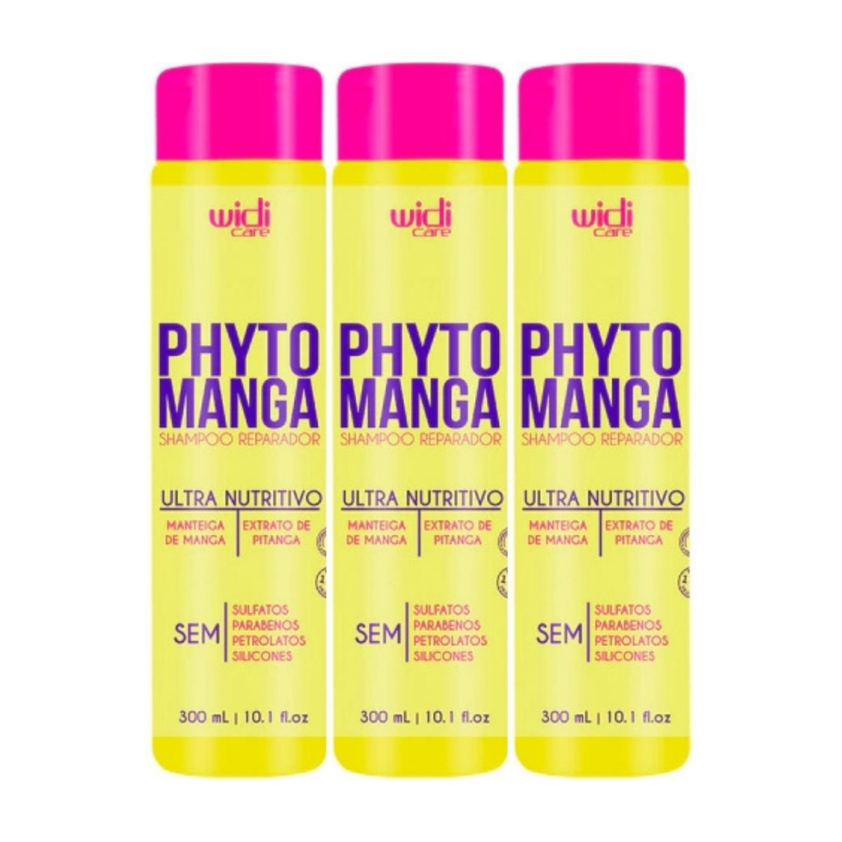 Kit Widi Care PhytoManga 3 Shampoo Reparador 300 ml