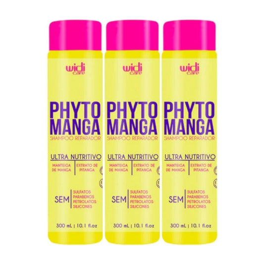 Kit Widi Care PhytoManga 3 Shampoo Reparador 300 ml