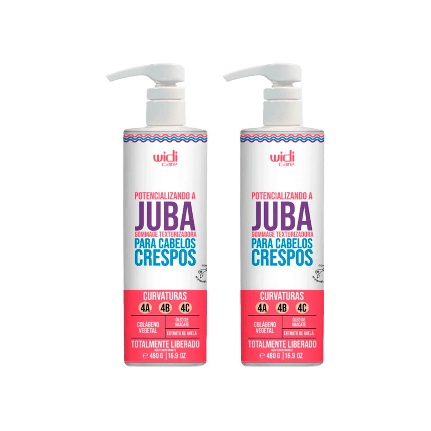 Kit Widi Care Potencializando A Juba 2 Texturizadora 480 g