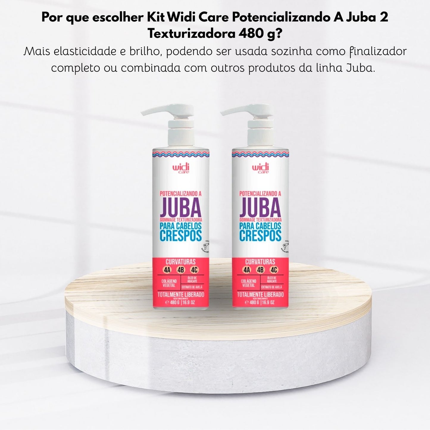Kit Widi Care Potencializando A Juba 2 Texturizadora 480 g