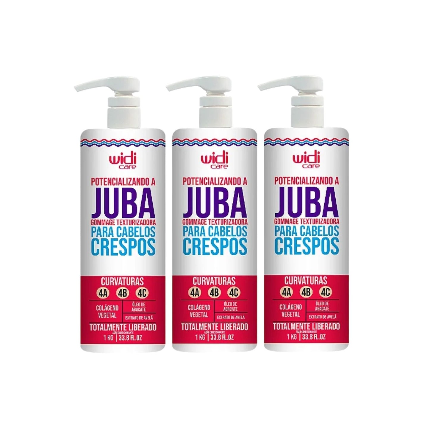 Kit Widi Care Potencializando A Juba 3 Texturizadora 480 g