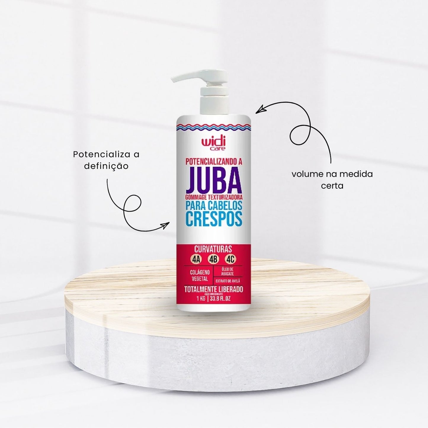 Kit Widi Care Potencializando A Juba 3 Texturizadora 480 g