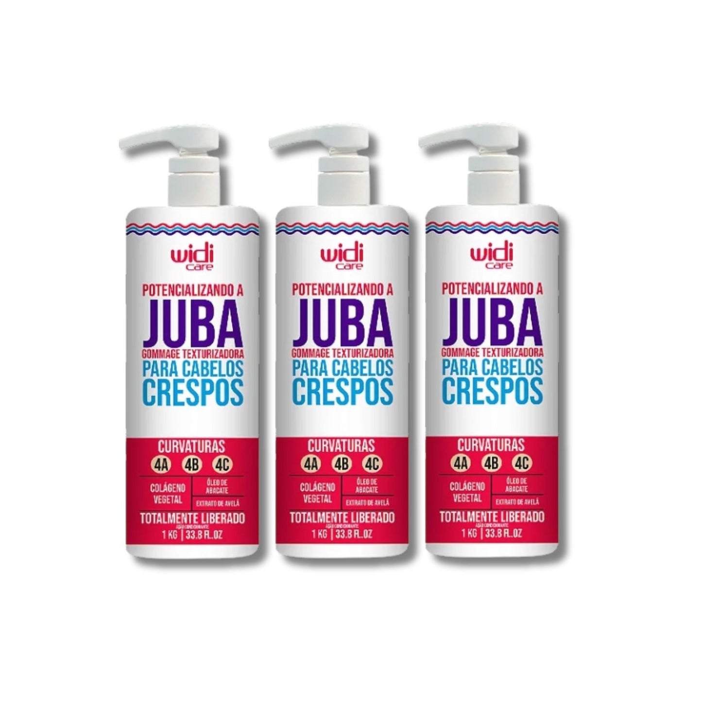 Kit Widi Care Potencializando A Juba 3 Texturizadora 480 g