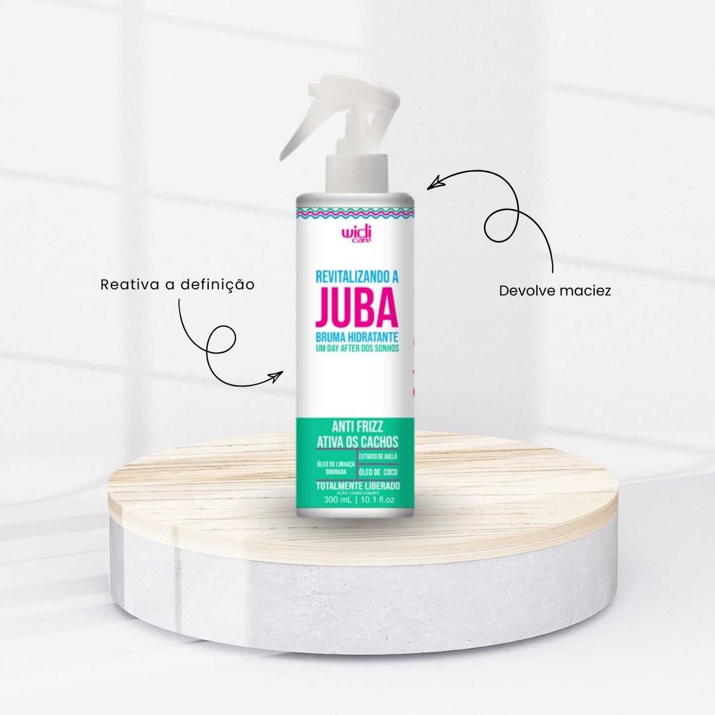 Kit Widi Care Revitalizando A Juba 2 Bruma Hidratante 300 ml