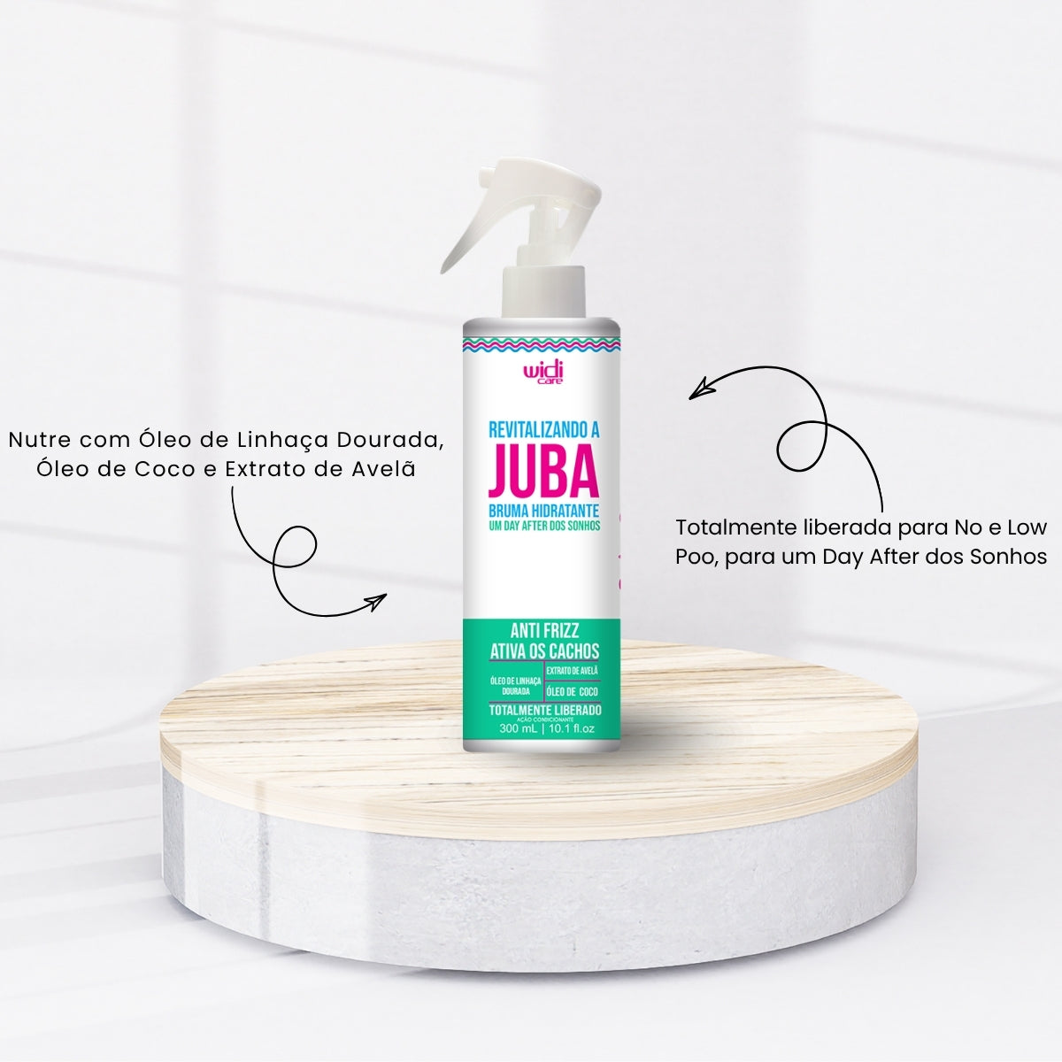 Kit Widi Care Revitalizando A Juba 3 Bruma Hidratante 300 ml