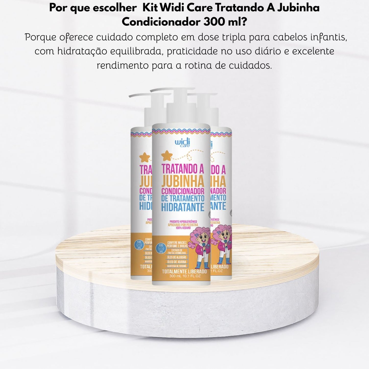 Kit Widi Care Tratando A Jubinha 3 Condicionador 300 ml