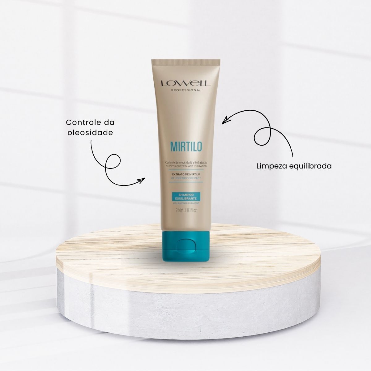Shampoo Lowell Mirtilo Equilibrante 240 ml
