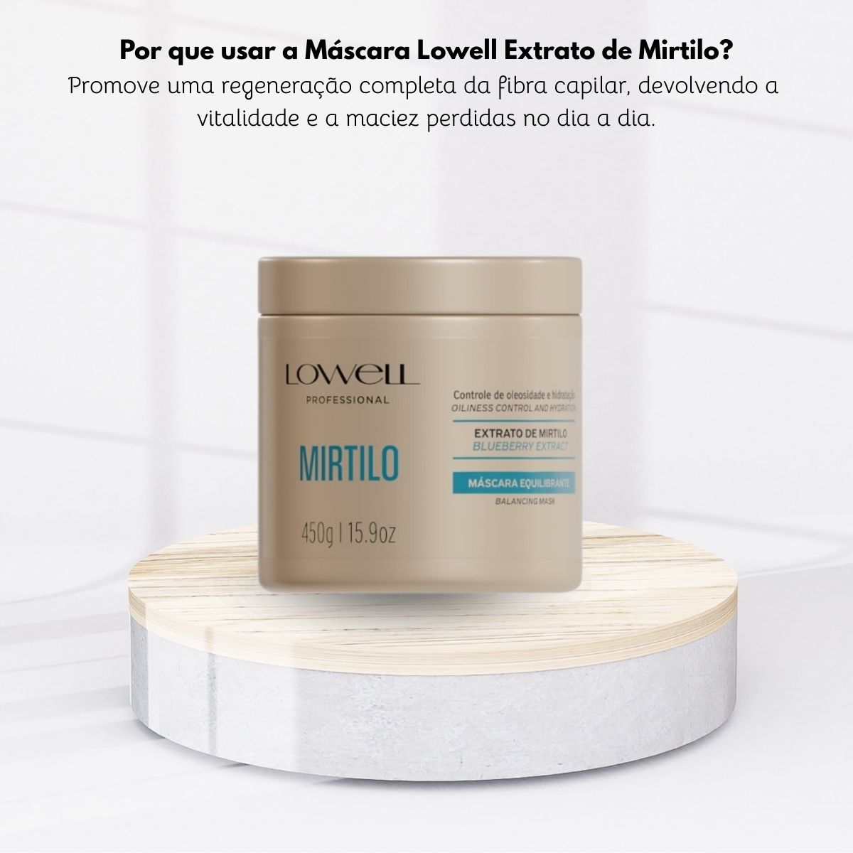 Máscara Lowell Mirtilo Equilibrante 450 g