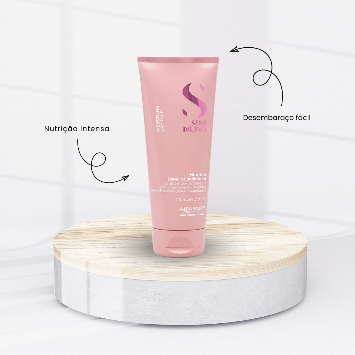Kit Alfaparf Semi di Lino Moisture Nutritive Shampoo + Condicionador Pequeno