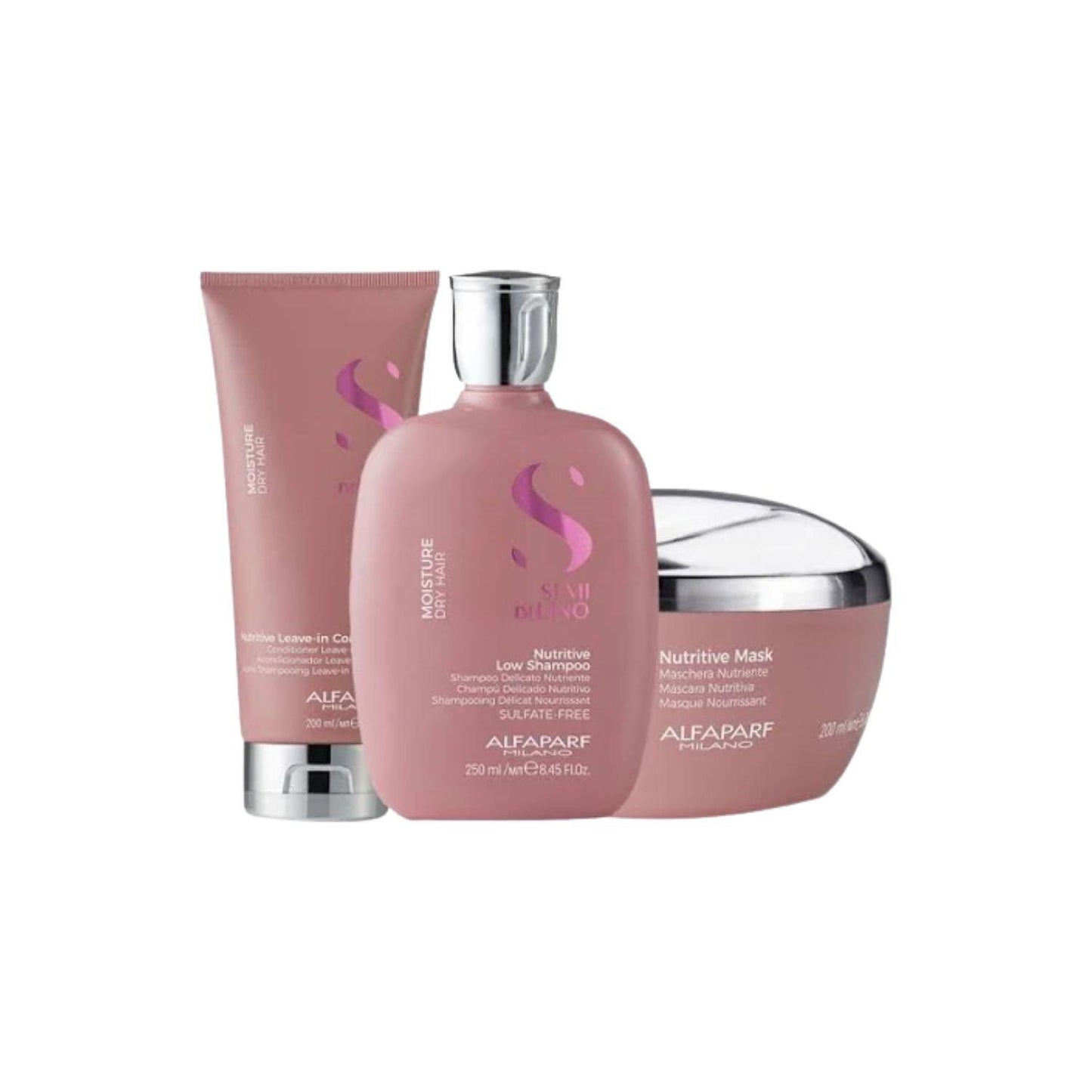 Kit Alfaparf Semi di Lino Moisture Nutritive Trio Pequeno