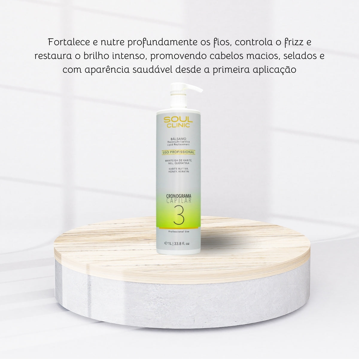 Cronograma Capilar Soul Clinic Bálsamo Uso 3 1 Litro