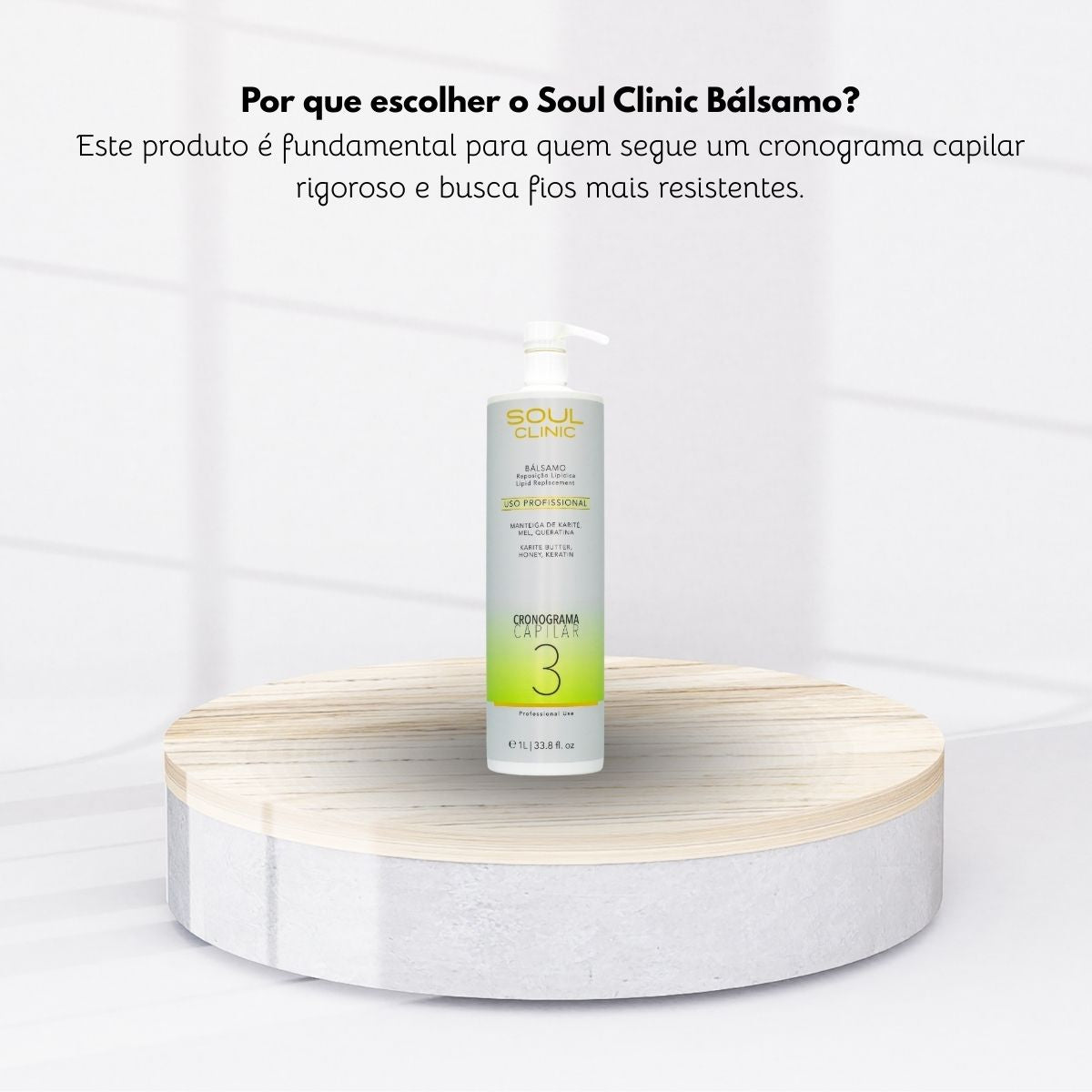 Cronograma Capilar Soul Clinic Bálsamo Uso 3 1 Litro