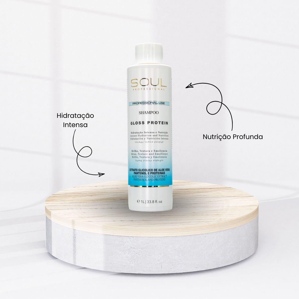 Shampoo Soul Gloss Protein Hidratação 1 Litro