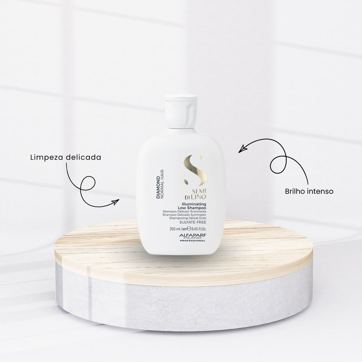 Kit Alfaparf Semi Di Lino Diamond Illuminating Completo Pequeno