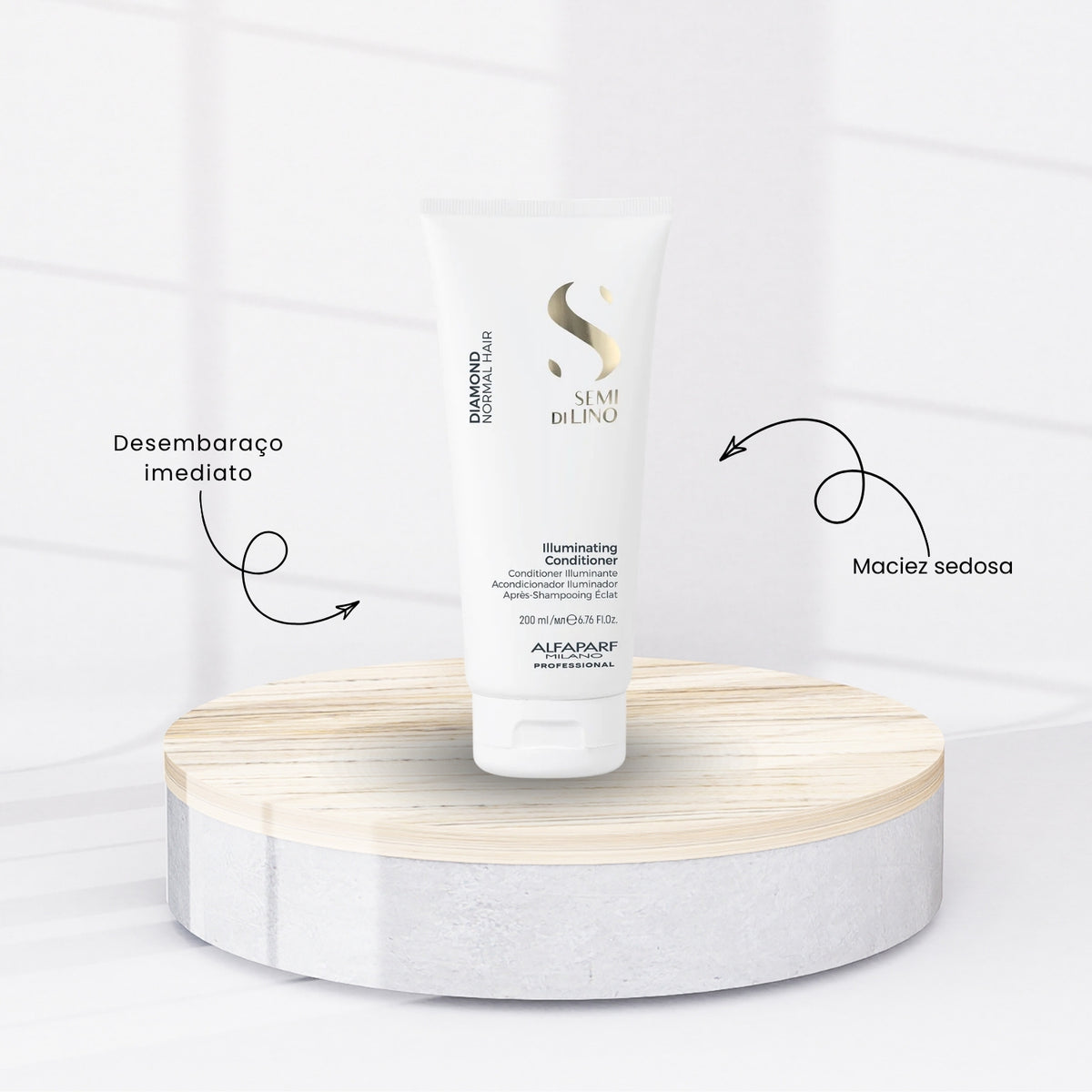 Kit Alfaparf Semi Di Lino Diamond Illuminating Completo Pequeno