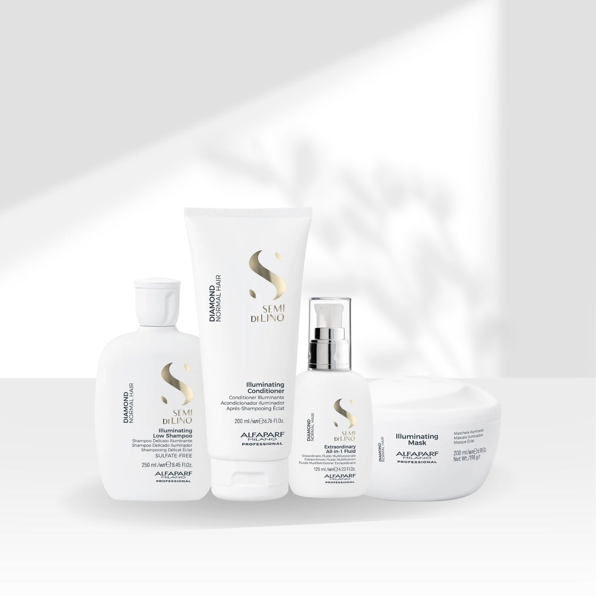 Kit Alfaparf Semi Di Lino Diamond Illuminating Completo Pequeno