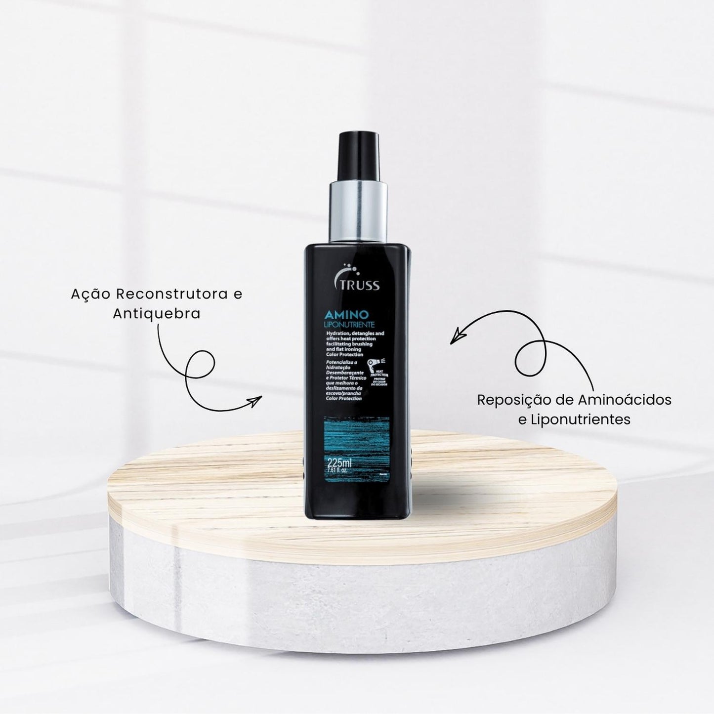 kit Truss Amino 2 Protetor Térmico 225 ml