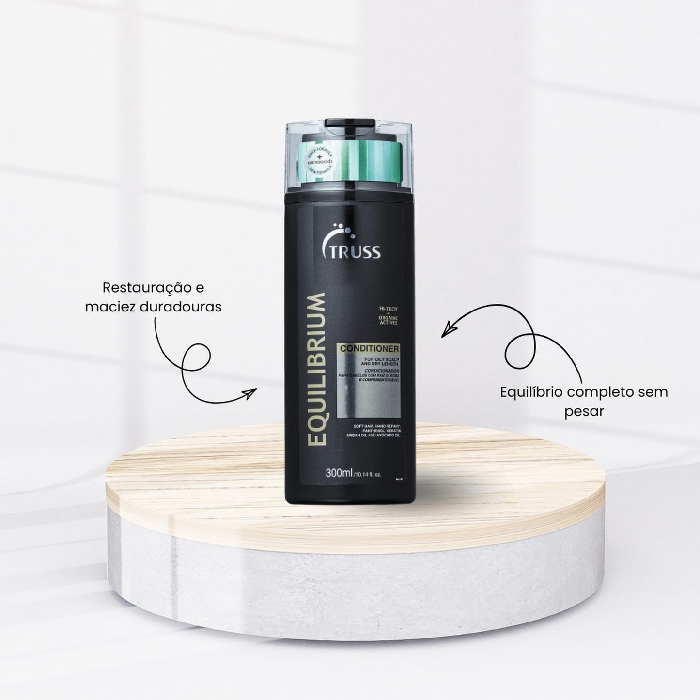 Kit Truss Equilibrium + Specific + Hair Protector 4 Produtos