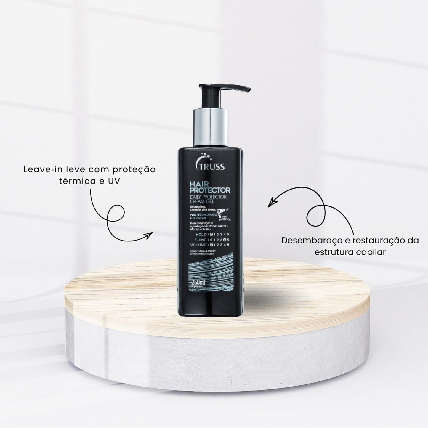 Kit Truss Equilibrium + Specific + Hair Protector 4 Produtos