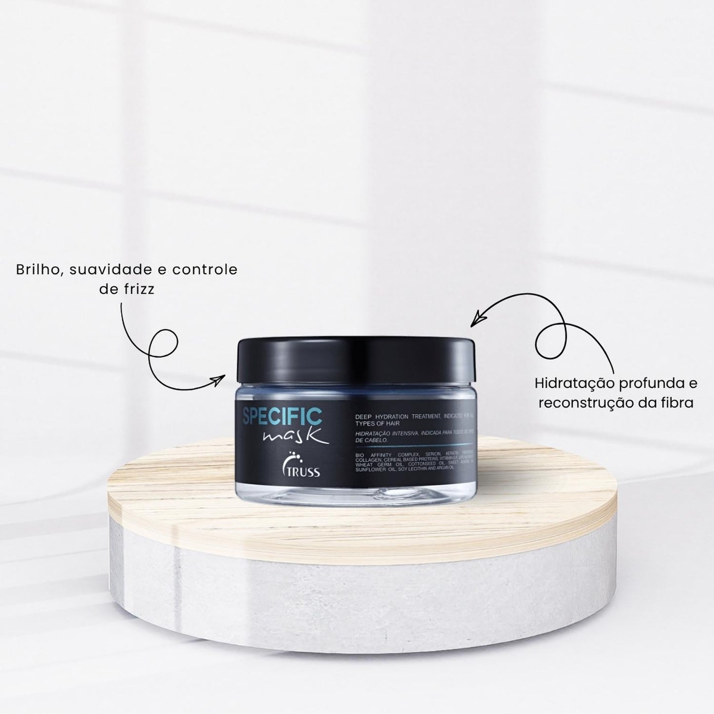 Kit Truss Equilibrium + Specific + Hair Protector 4 Produtos