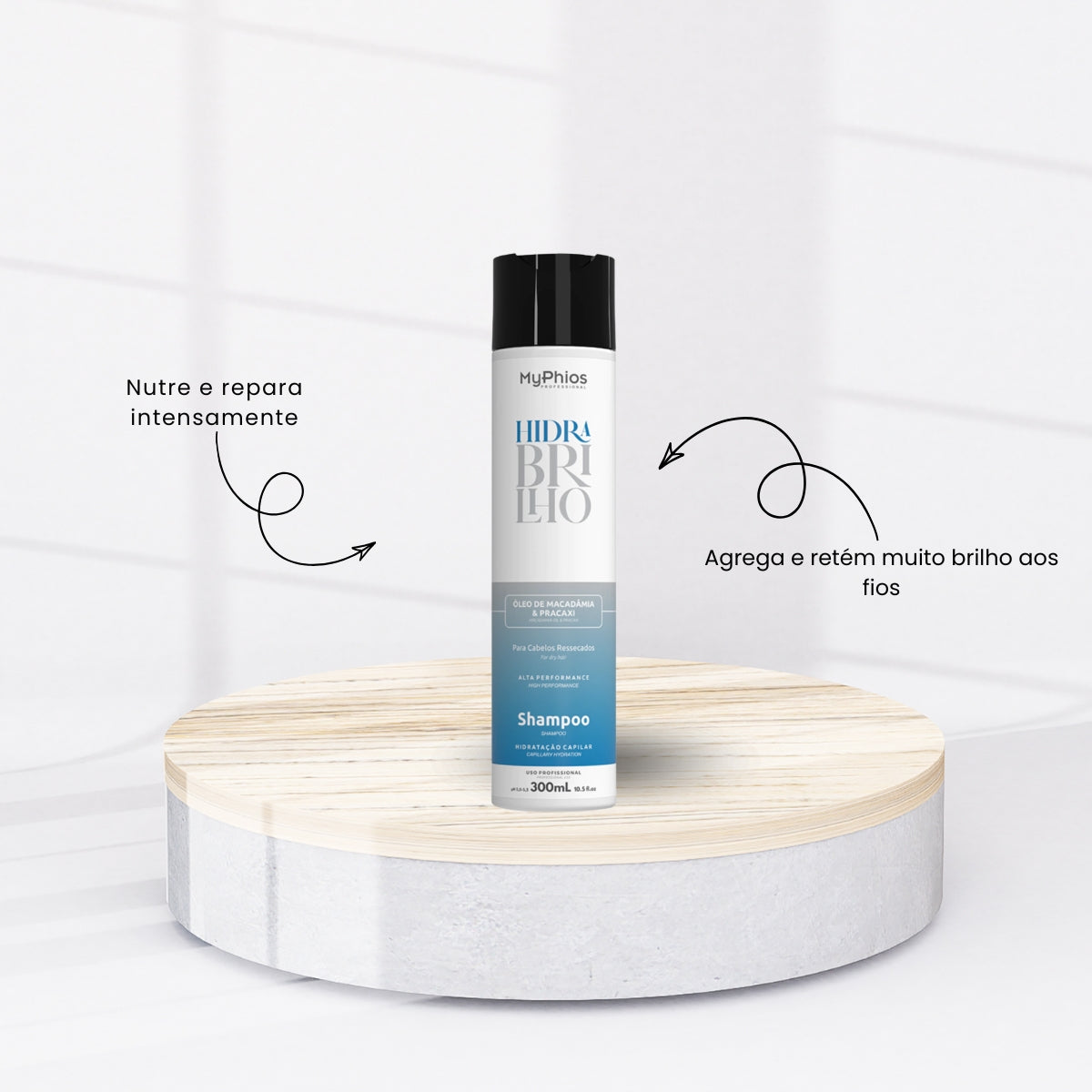 Kit MyPhios Hidra Brilho Completo Hidratação Capilar