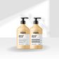 Kit Loreal Absolut Repair Gold Quinoa Shampoo 750 ml + Condicionador 750 ml