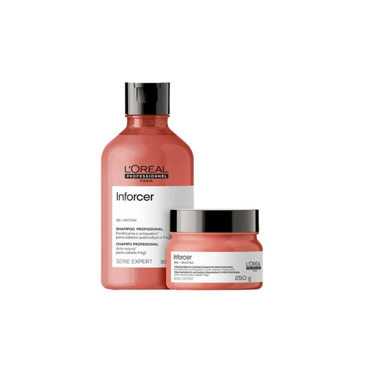 Kit Loreal Inforcer Shampoo e Máscara