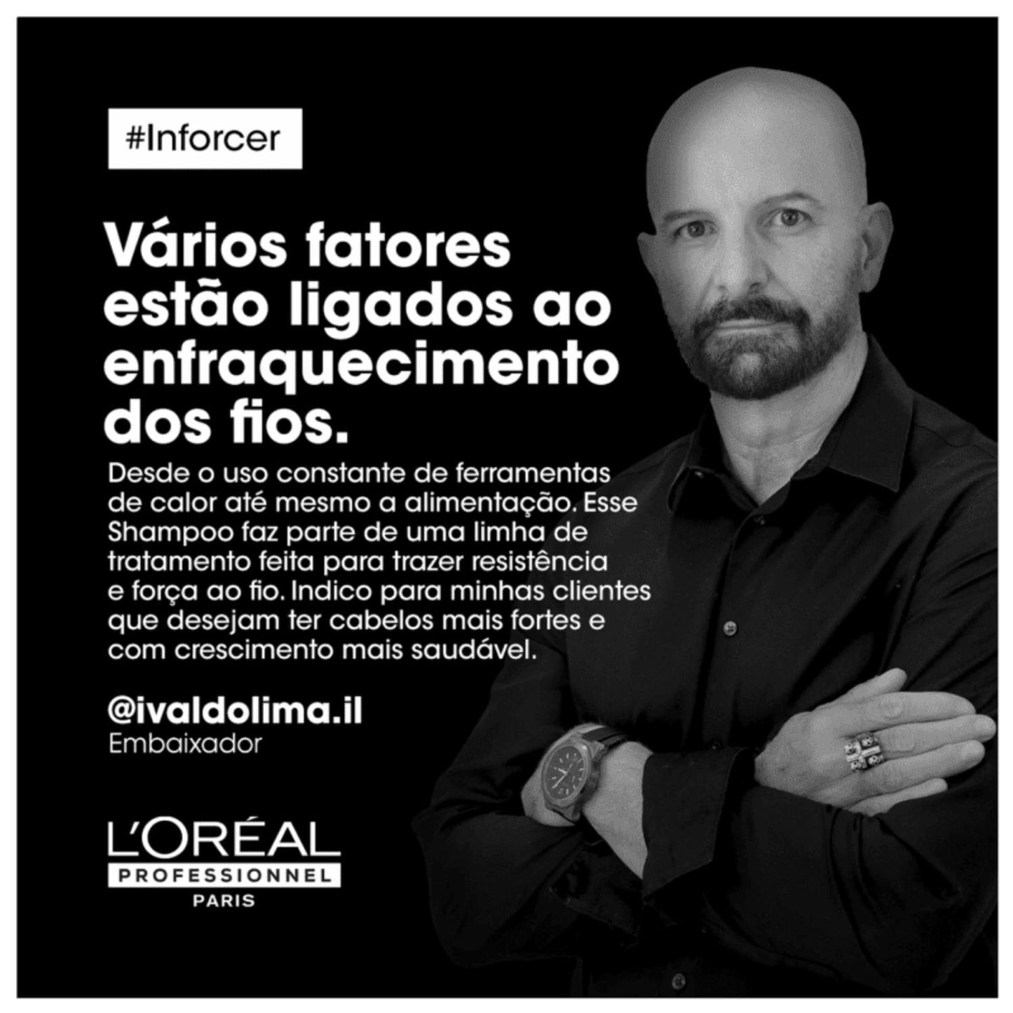 Kit Loreal Inforcer Shampoo e Máscara