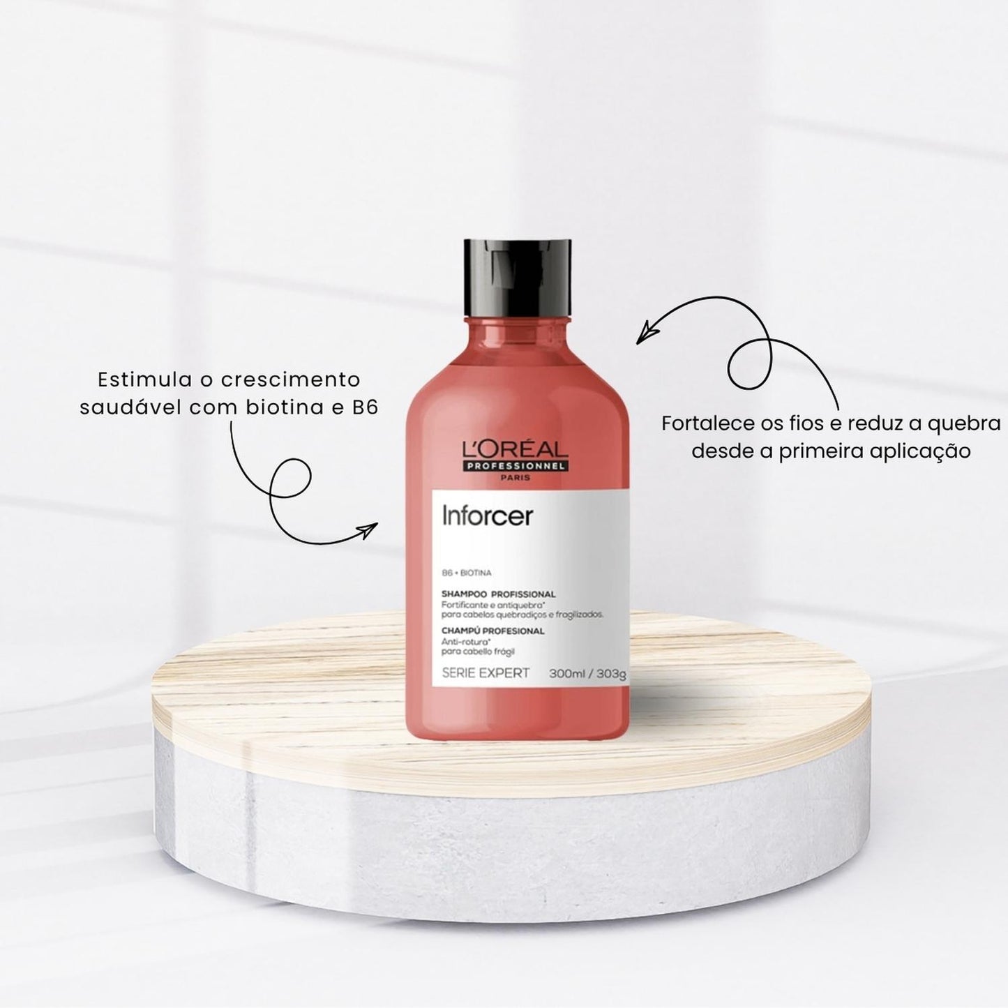 Kit Loreal Inforcer 3 Produtos