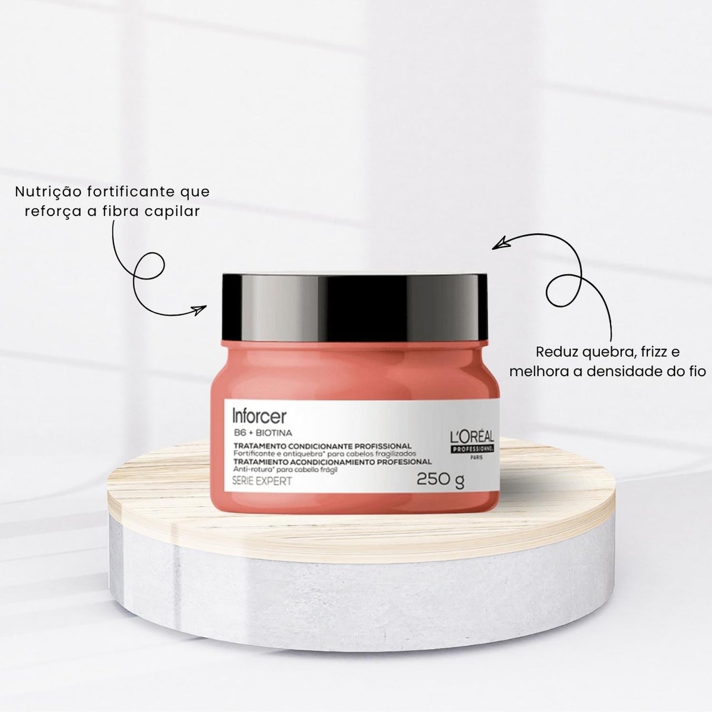 Kit Loreal Absolut Repair Gold NutriOil Inforcer 3 Produtos