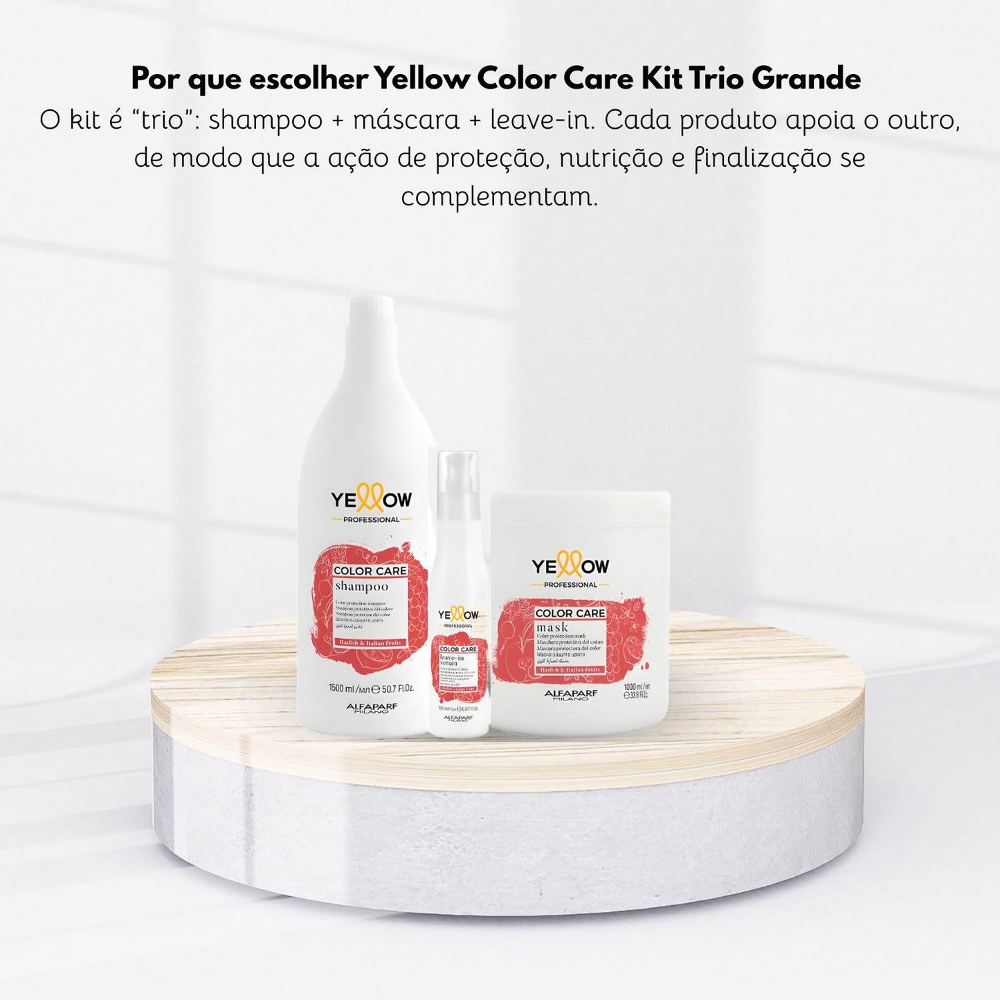 Kit Yellow Color Care Trio Grande