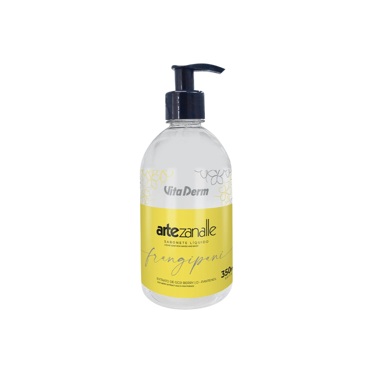 Sabonete Líquido Vita Derm Frangipani Hidratação Suave 350ml