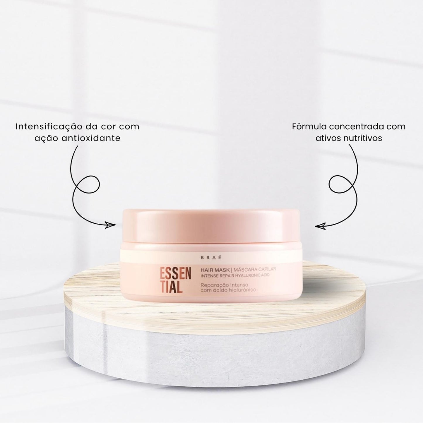 Kit Braé Essential Tratamento Capilar 4 Produtos