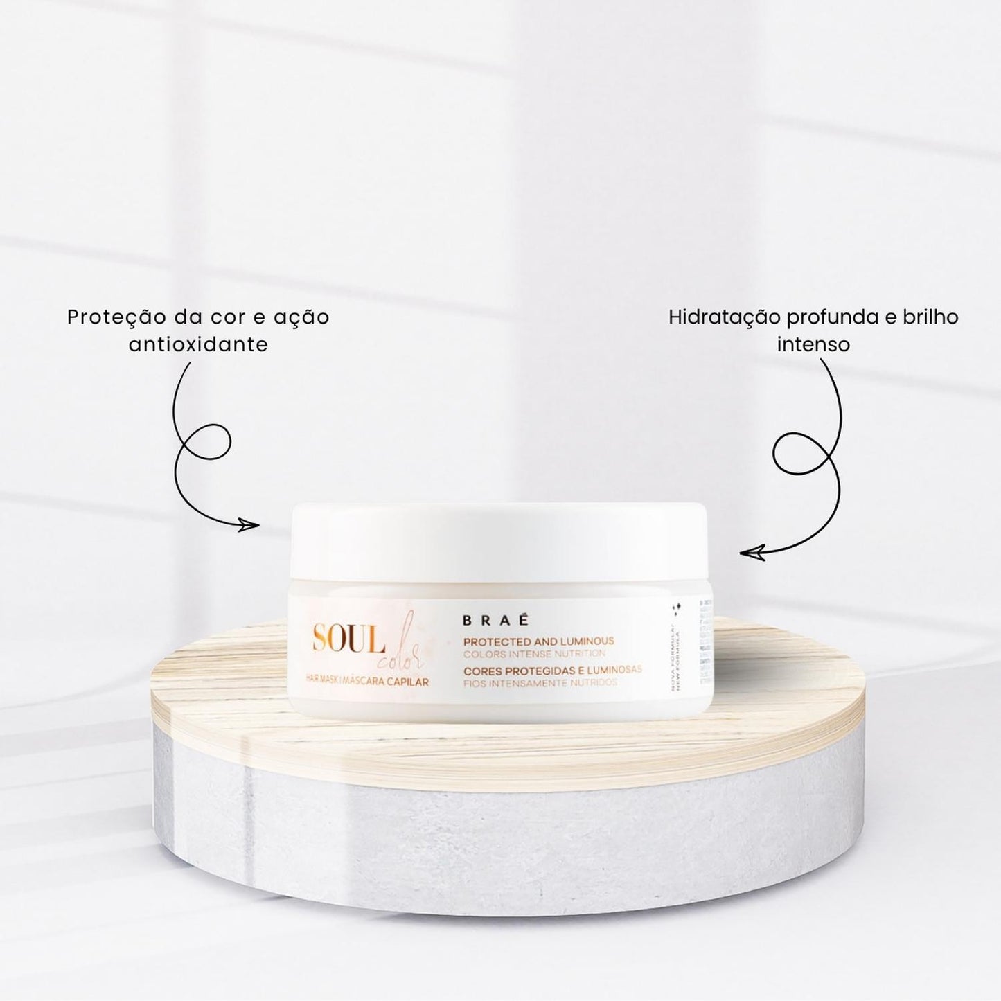 Kit Braé Máscaras Cronograma Capilar 3x200 g