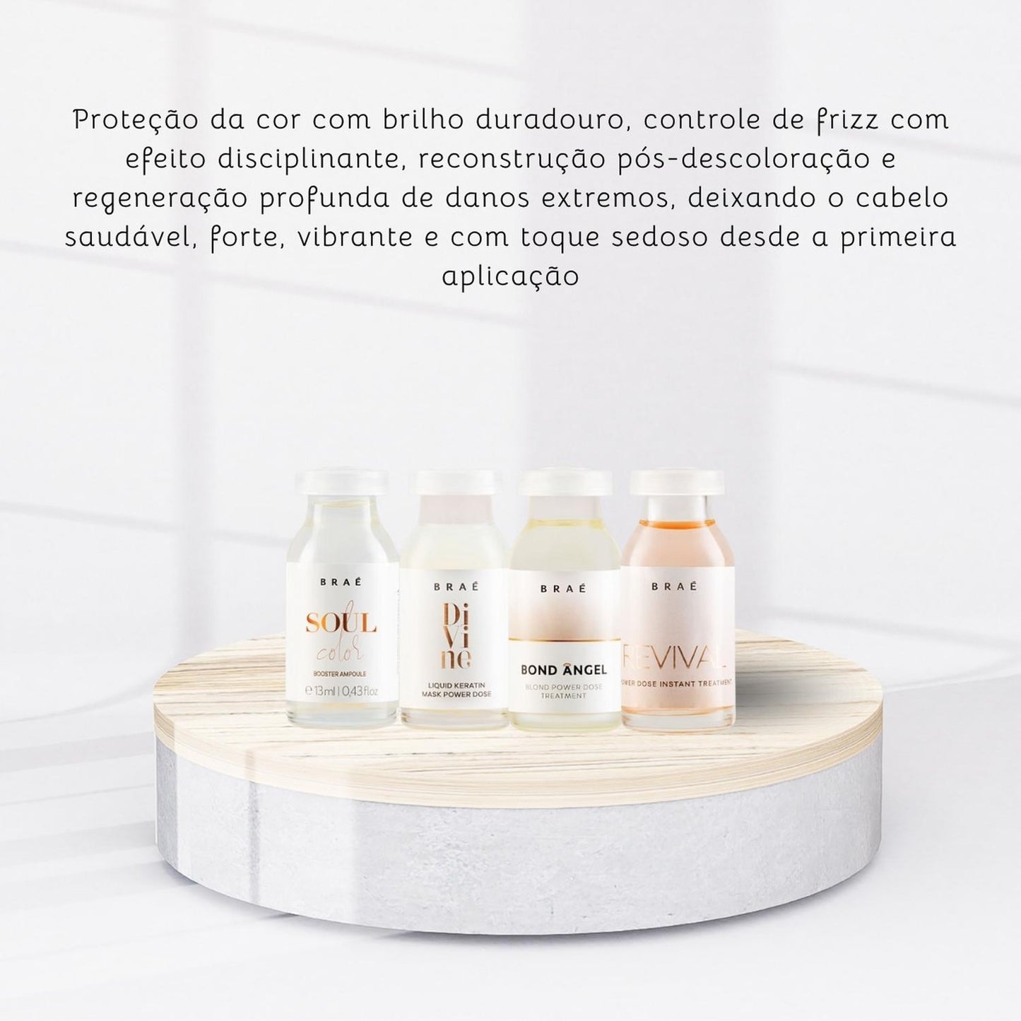 Kit Braé Power Doses Tratamento Instantâneo 4 x 13 ml